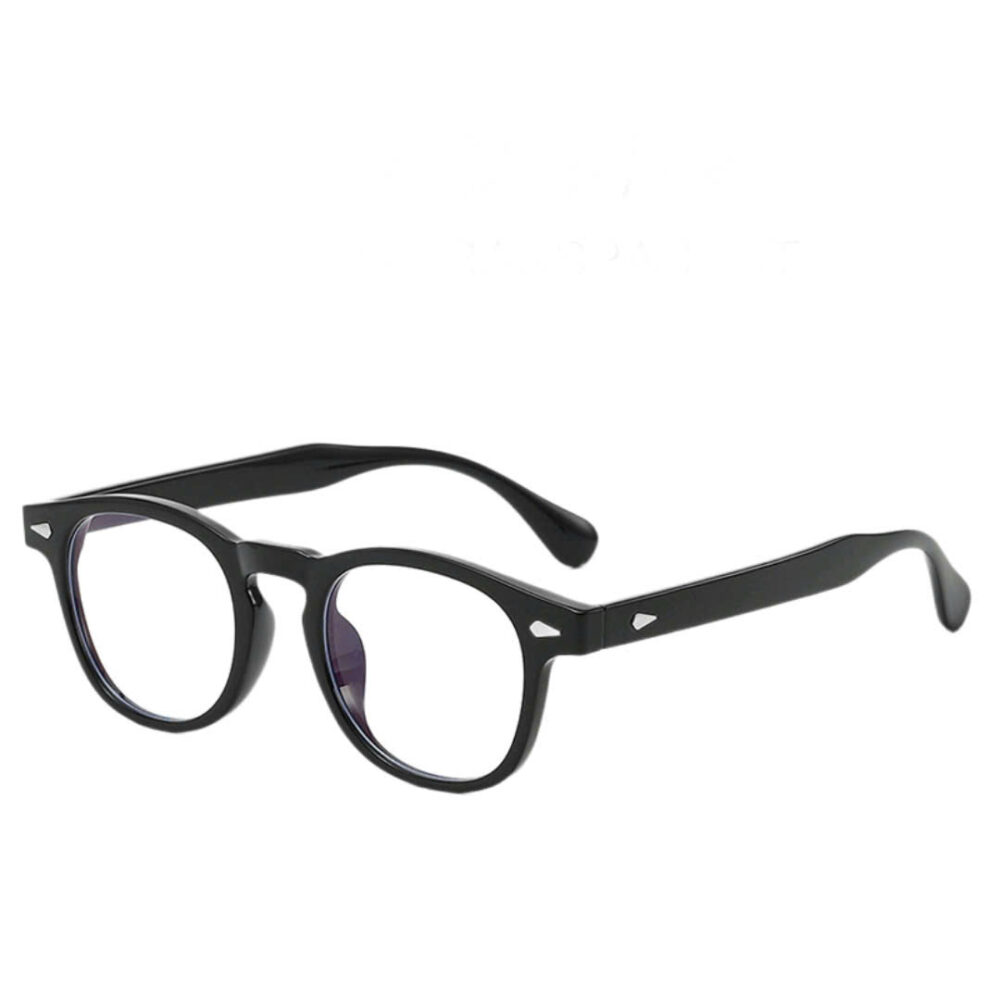 Kính cận CT05 dáng tròn màu đen của Stelia