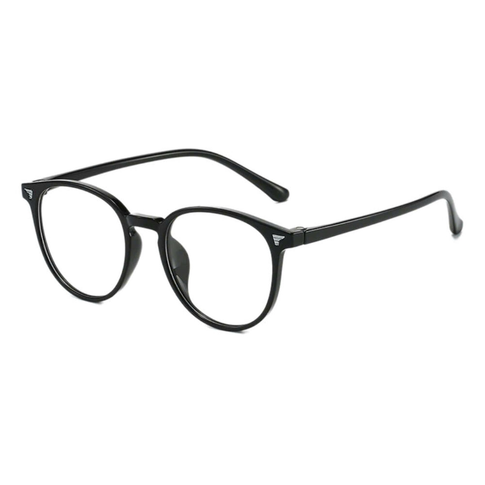 Kính cận CT01 dáng tròn màu đen của Stelia