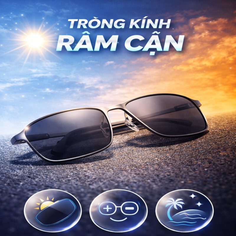 Tròng Kính Râm Cận STELIA