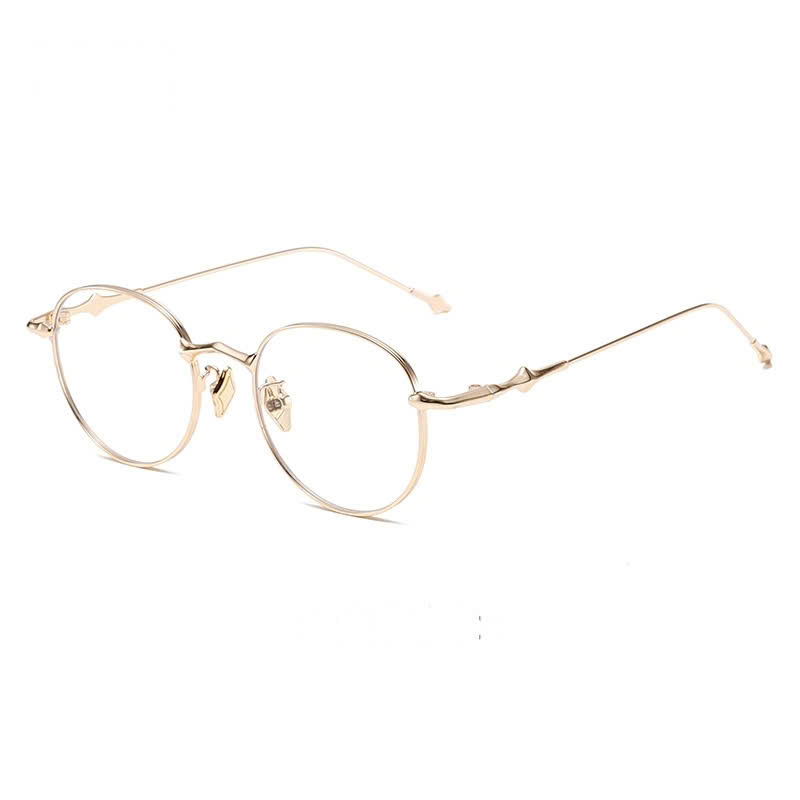 Kính cận CT07 dáng tròn màu vàng của Stelia