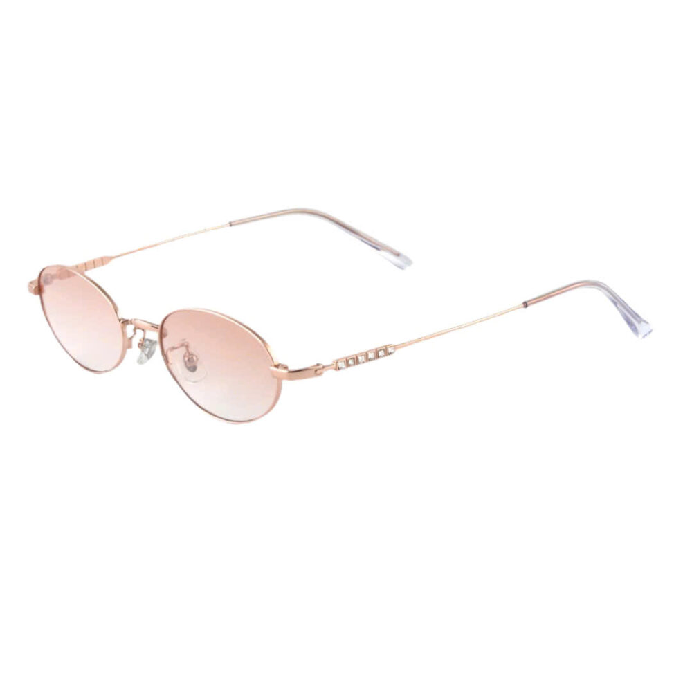 Kính mát MO01 dáng oval màu nâu trà của Stelia